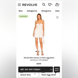 Brand New Faithfull The Brand Mini Dress